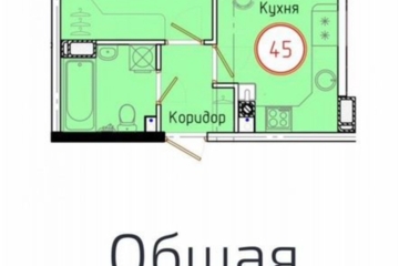 1-к квартира, 40 м², 7/8 эт.
